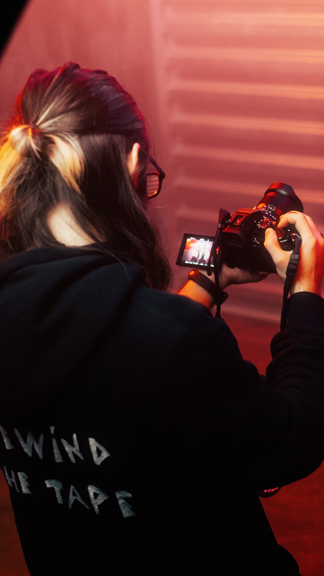 Director on set